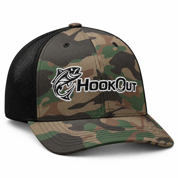 HookOut Backwater Series Camo Cap