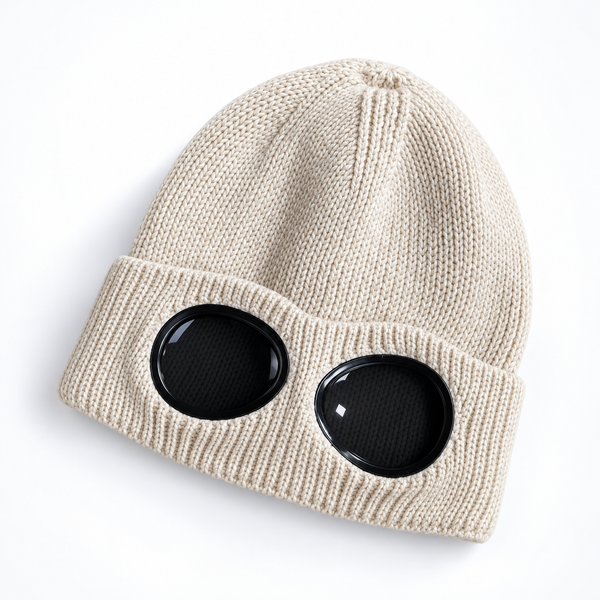 HookOut Knitted Pilot Hat with Goggles