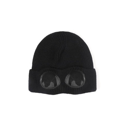 Knitted Hat with Goggles
