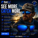 HookOut WaveShield™ - Polarized Fishing Sunglasses