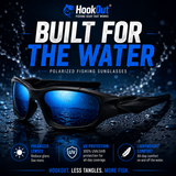 HookOut WaveShield™ - Polarized Fishing Sunglasses