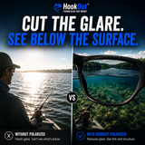 HookOut WaveShield™ - Polarized Fishing Sunglasses