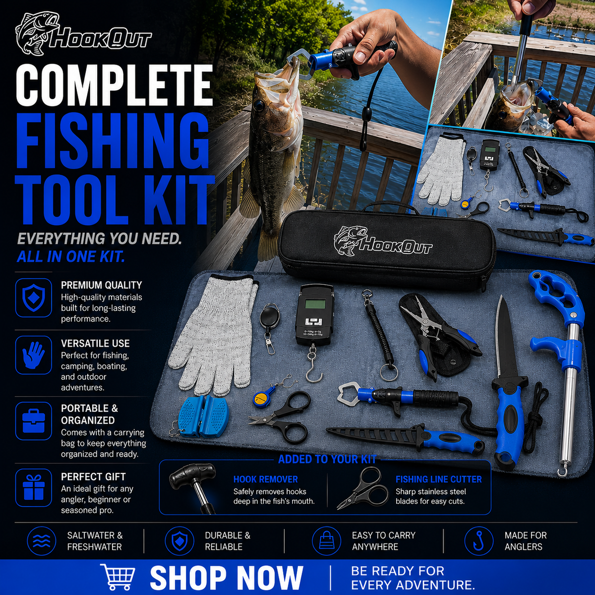 Built For Serious Anglers - Remove Hooks In Seconds Without Injuring Fish Or Your Hands