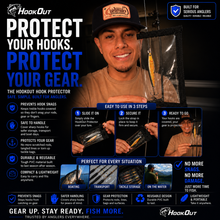 HookOut Hook Cover - Stop Hook Tangles Before They Ruin Your Setup