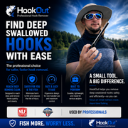 HookOut™ Hook Remover — One Squeeze. Hook Out. Fish Released.