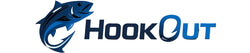 HookOut logo with a fish design on a white background