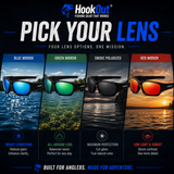 HookOut WaveShield™ - Polarized Fishing Sunglasses