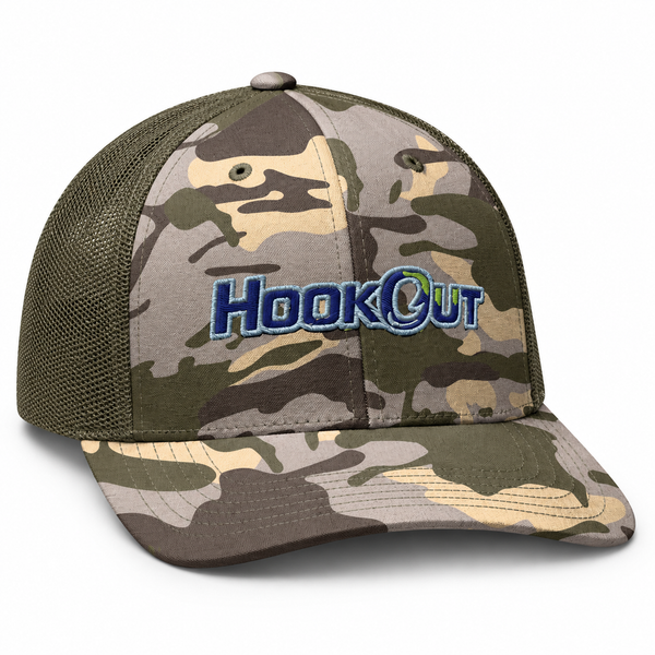 HookOut Backwater Series Premium Camo Cap