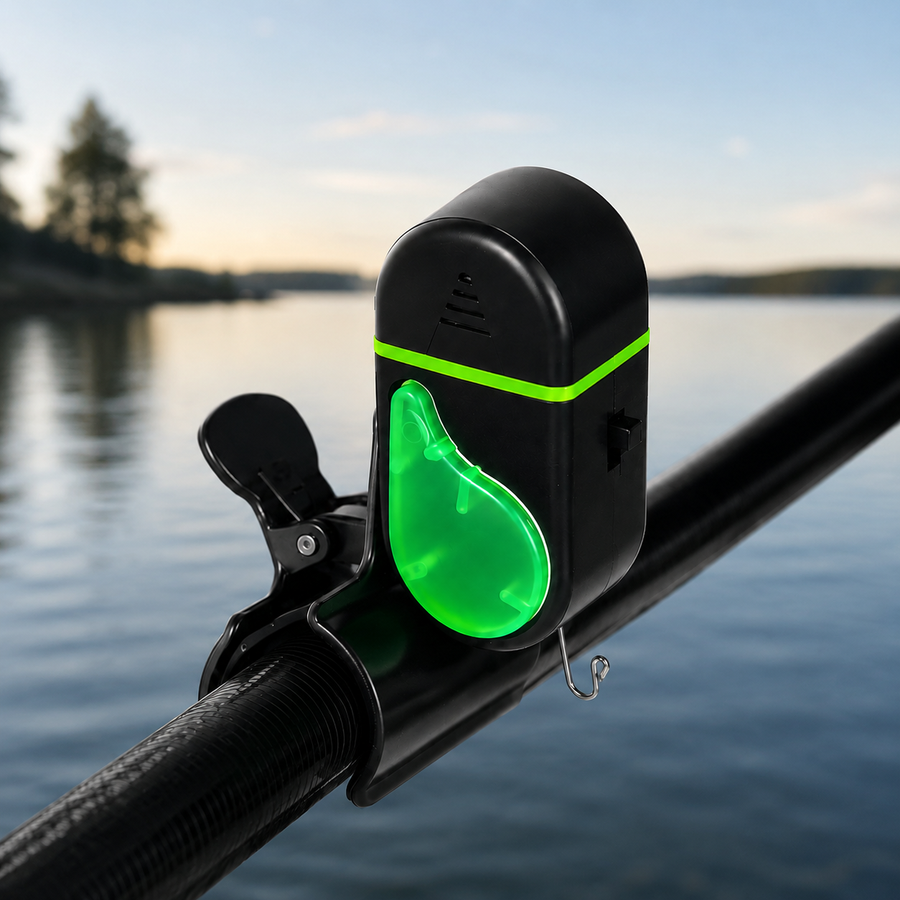 HookBite™ Automatic Hook Setter | Hands-Free Fish Strike Detection for Any Rod