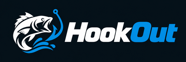 HookOut fishing logo
